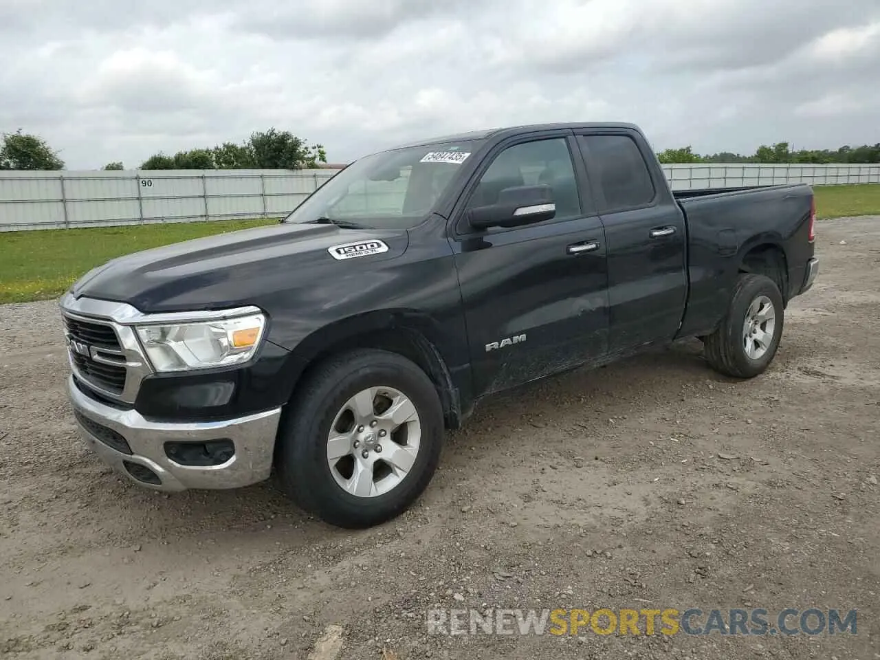 1 Photograph of a damaged car 1C6SRFBT4KN656269 RAM 1500 2019
