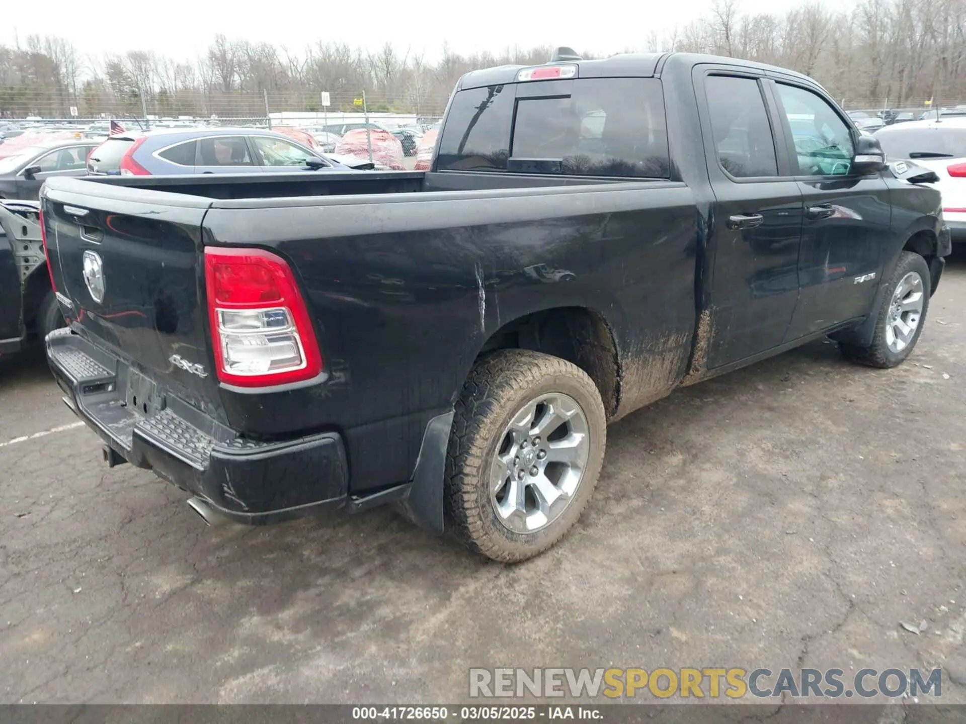 4 Photograph of a damaged car 1C6SRFBT6KN578786 RAM 1500 2019