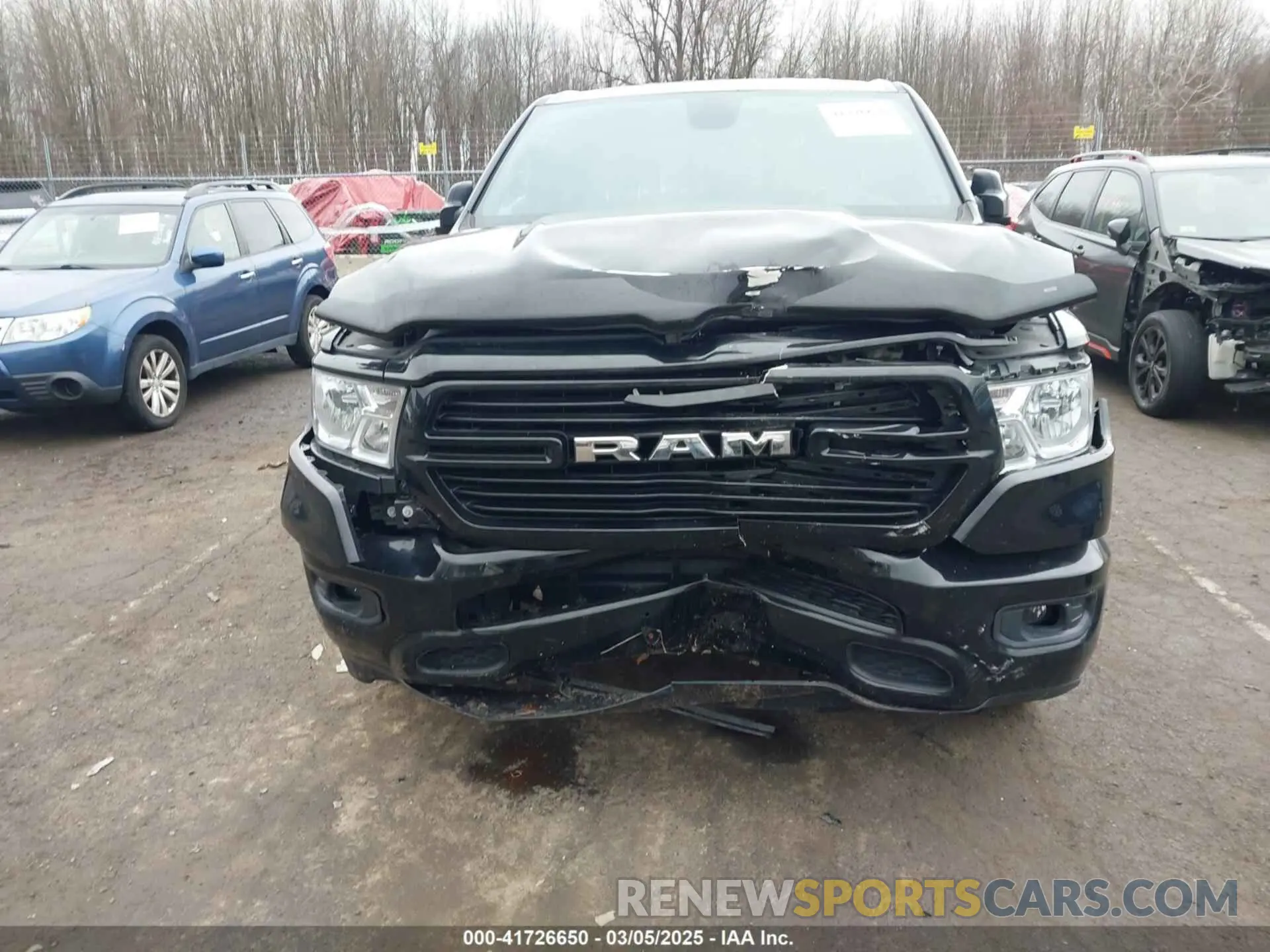 6 Photograph of a damaged car 1C6SRFBT6KN578786 RAM 1500 2019