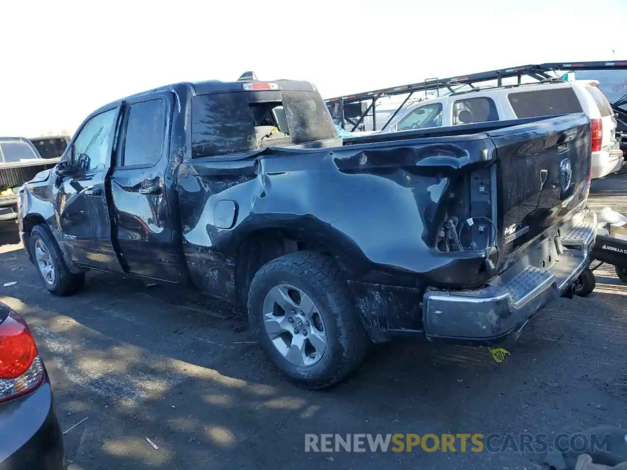 2 Photograph of a damaged car 1C6SRFBT6KN667564 RAM 1500 2019