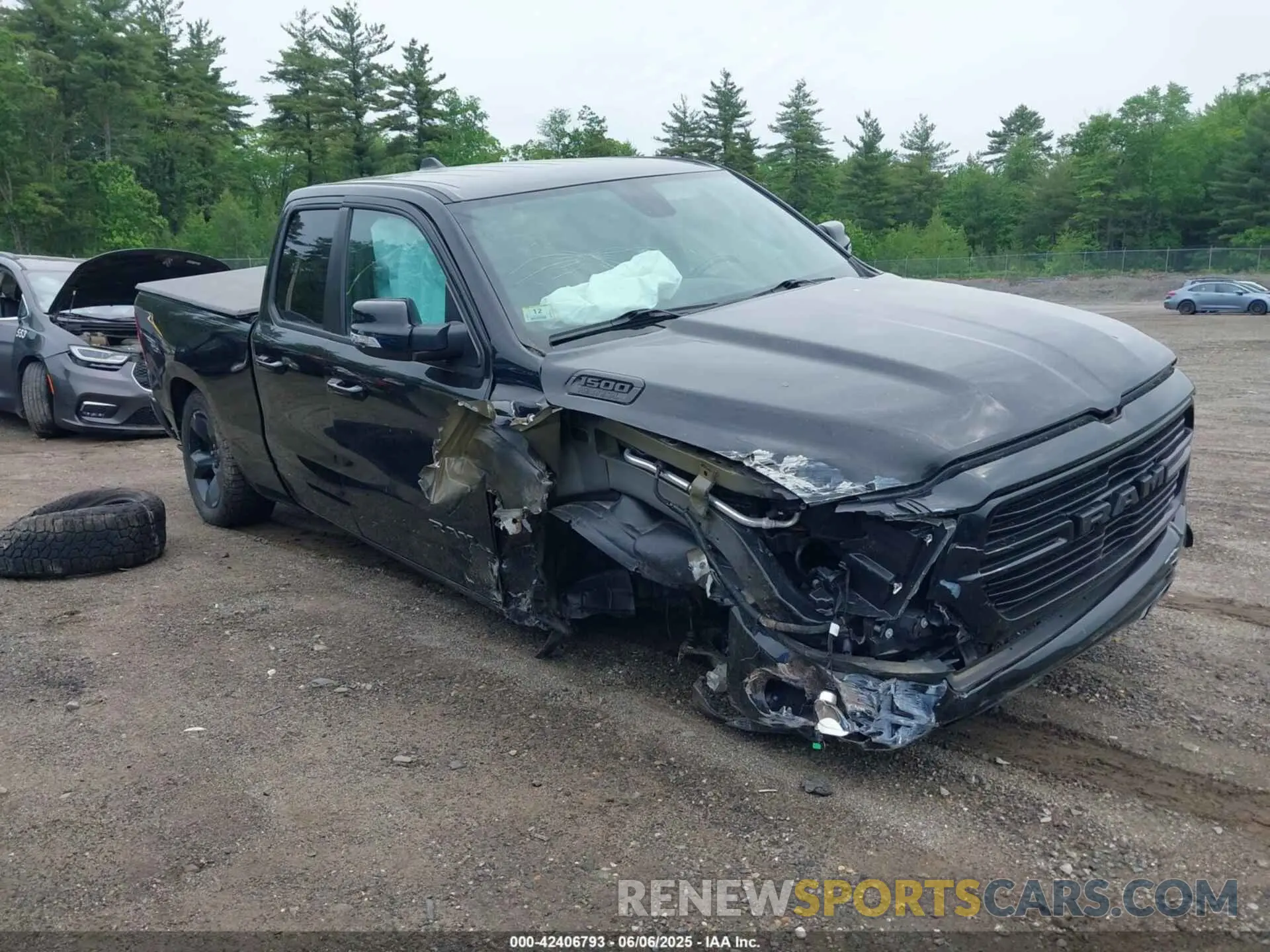 6 Photograph of a damaged car 1C6SRFBT6KN736737 RAM 1500 2019