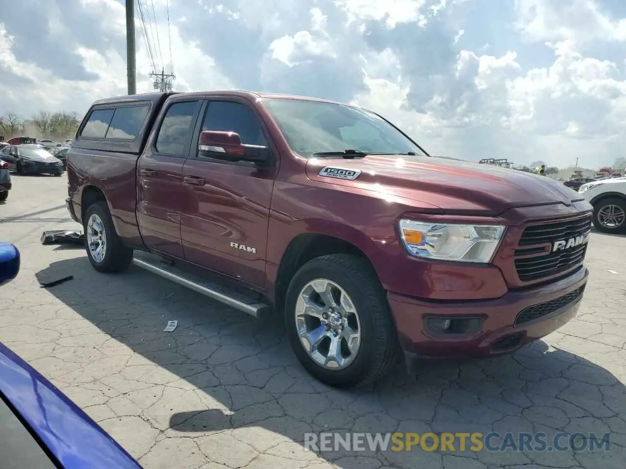 4 Photograph of a damaged car 1C6SRFBT8KN623744 RAM 1500 2019