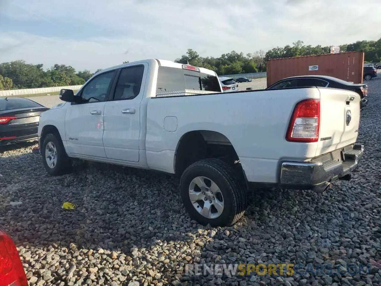 2 Photograph of a damaged car 1C6SRFBT8KN859892 RAM 1500 2019