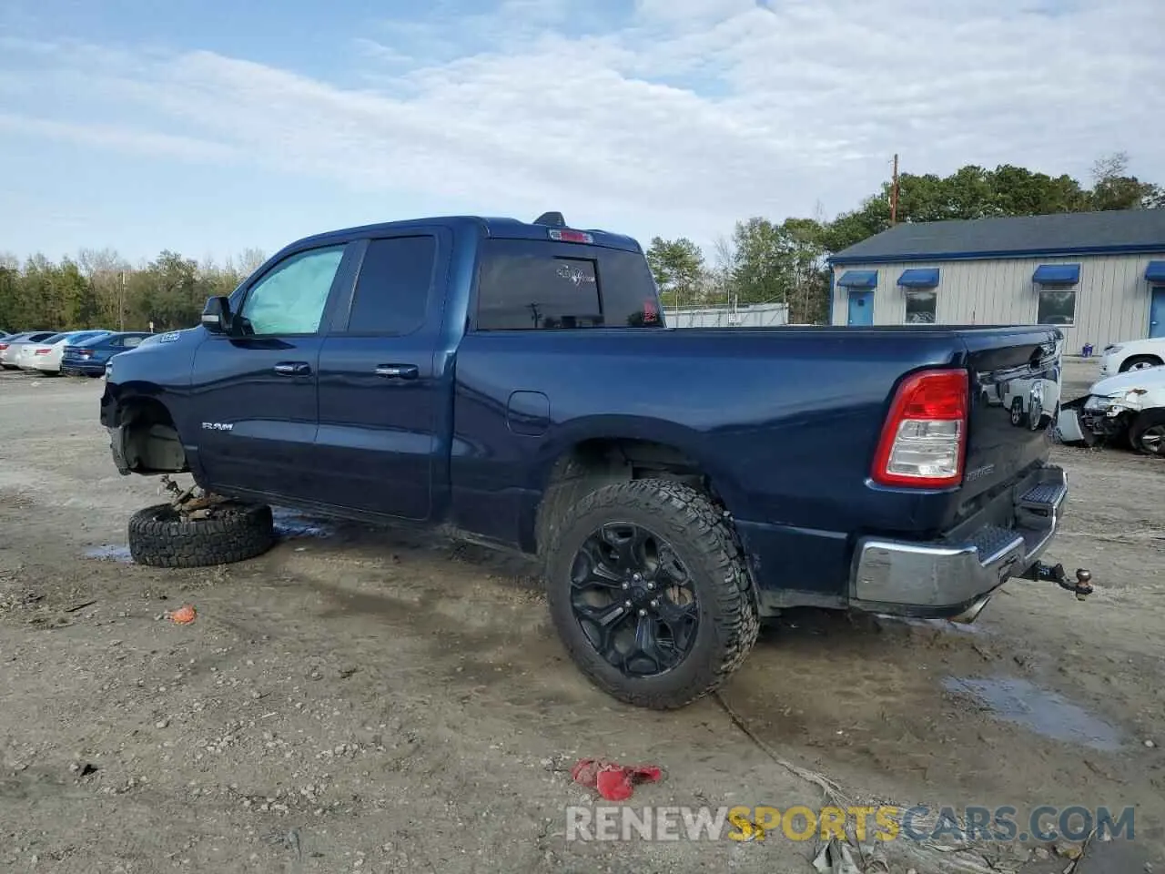 2 Photograph of a damaged car 1C6SRFBT9KN872649 RAM 1500 2019