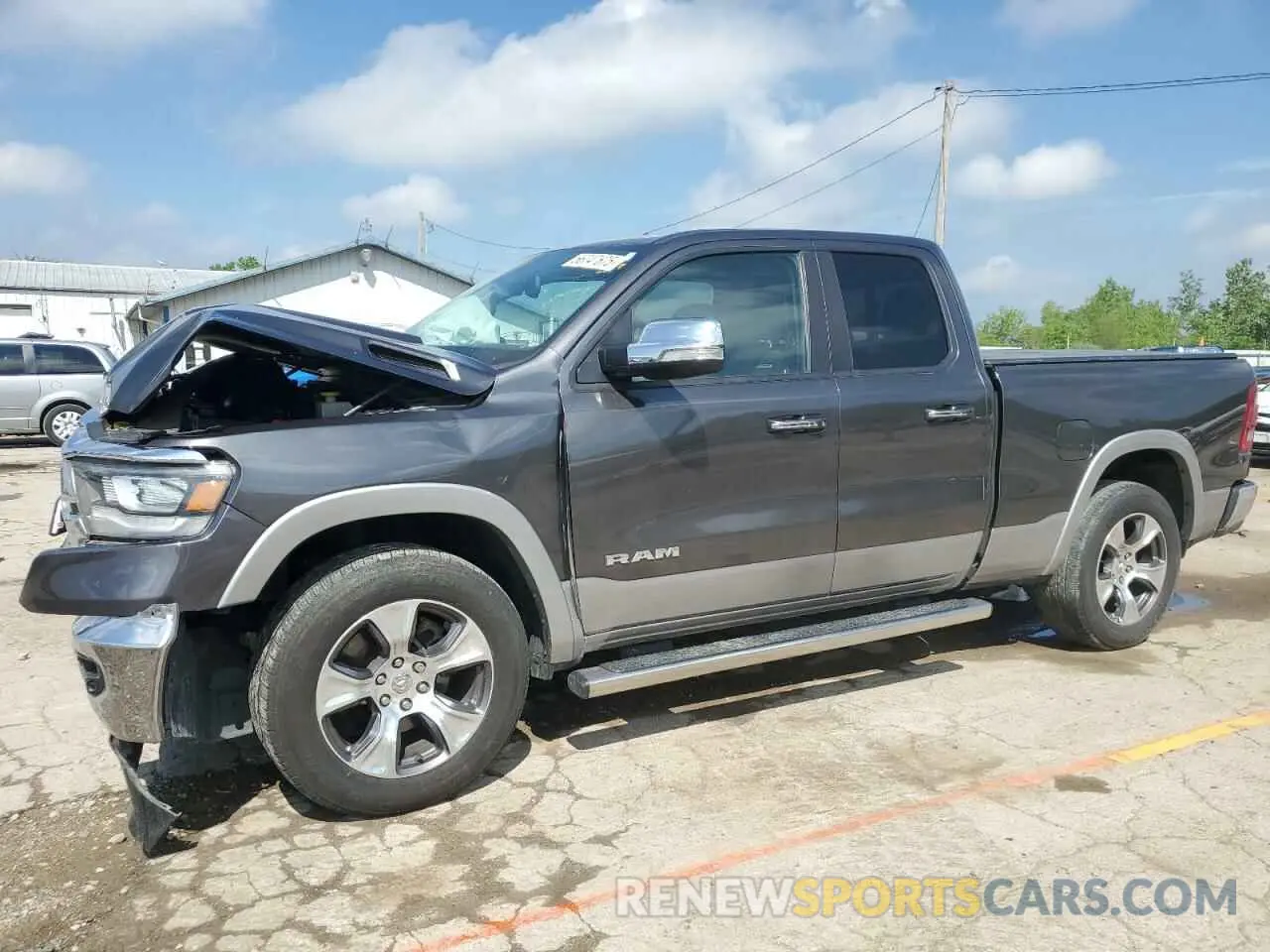 1 Photograph of a damaged car 1C6SRFDT2KN514953 RAM 1500 2019