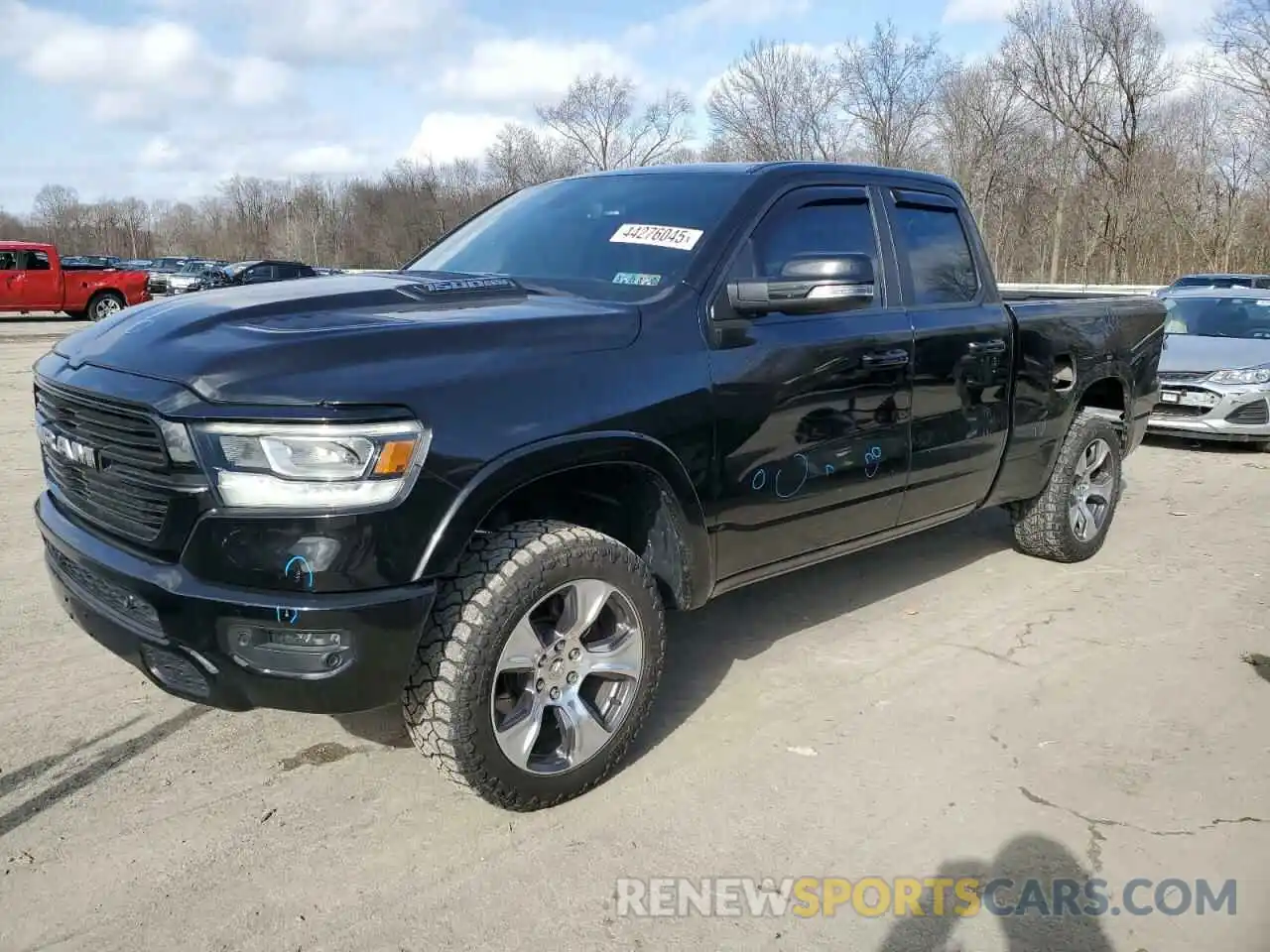 1 Photograph of a damaged car 1C6SRFDT3KN602992 RAM 1500 2019