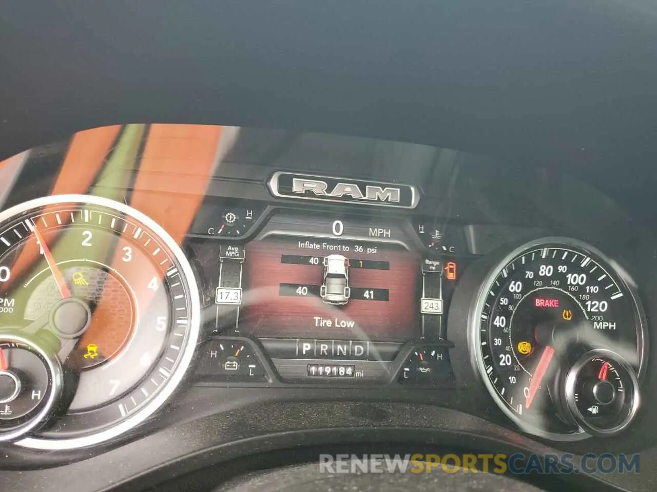 9 Photograph of a damaged car 1C6SRFDT4KN806409 RAM 1500 2019