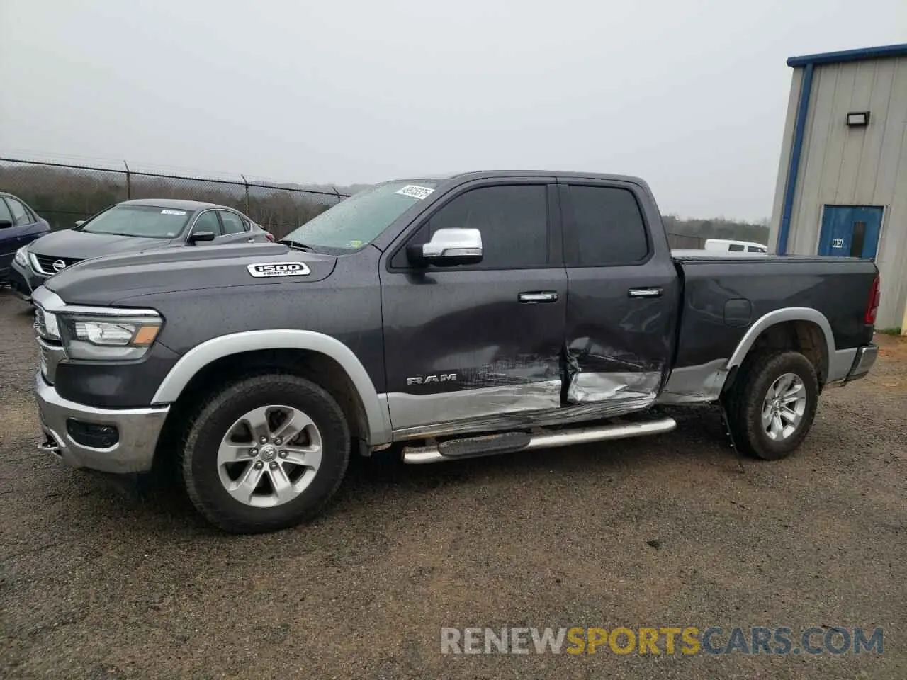 1 Photograph of a damaged car 1C6SRFDT5KN871267 RAM 1500 2019