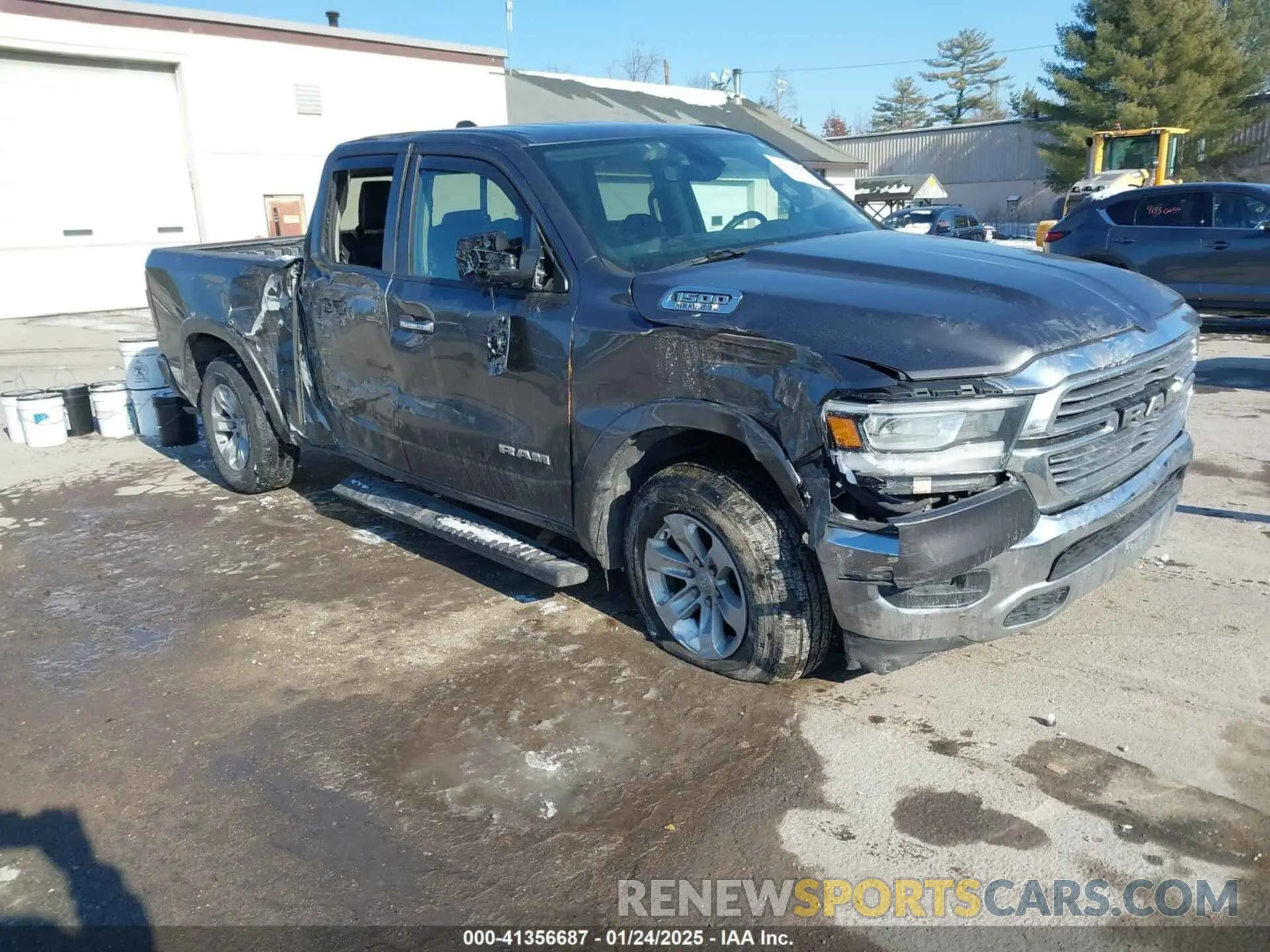 1 Photograph of a damaged car 1C6SRFDTXKN860913 RAM 1500 2019