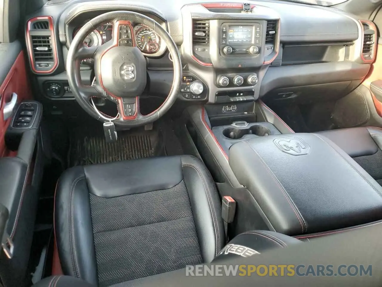 8 Photograph of a damaged car 1C6SRFET4KN577695 RAM 1500 2019