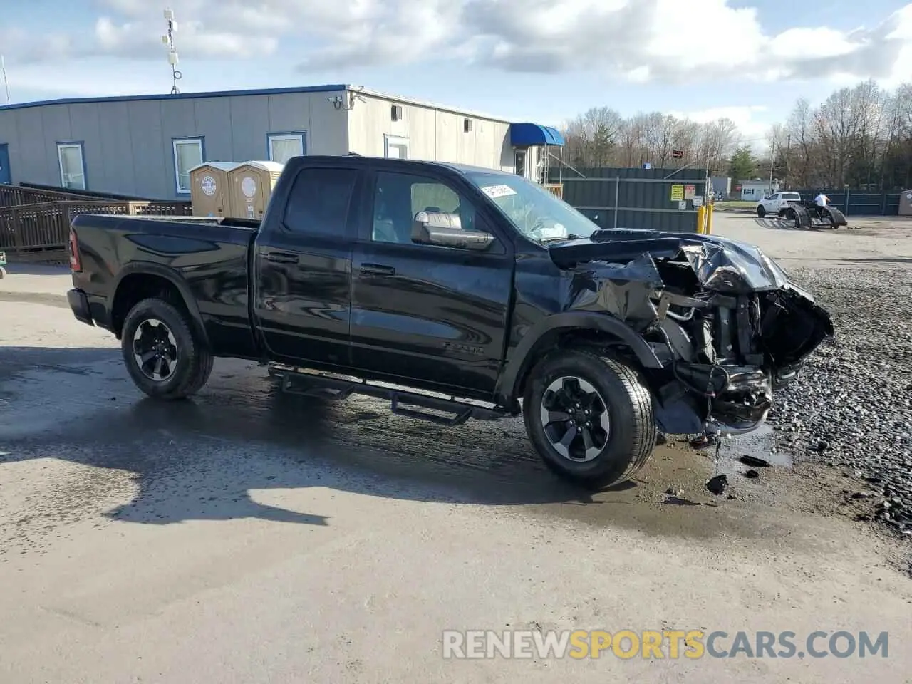 4 Photograph of a damaged car 1C6SRFET5KN580766 RAM 1500 2019