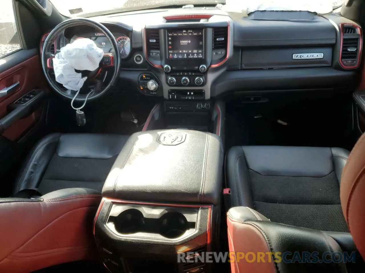 8 Photograph of a damaged car 1C6SRFET5KN580766 RAM 1500 2019