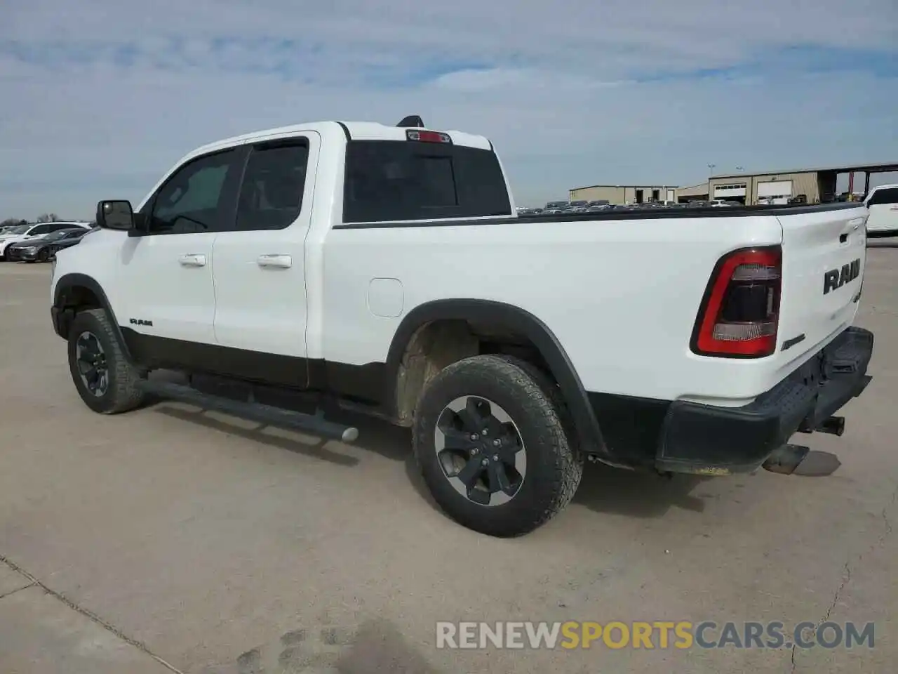 2 Photograph of a damaged car 1C6SRFET6KN841001 RAM 1500 2019