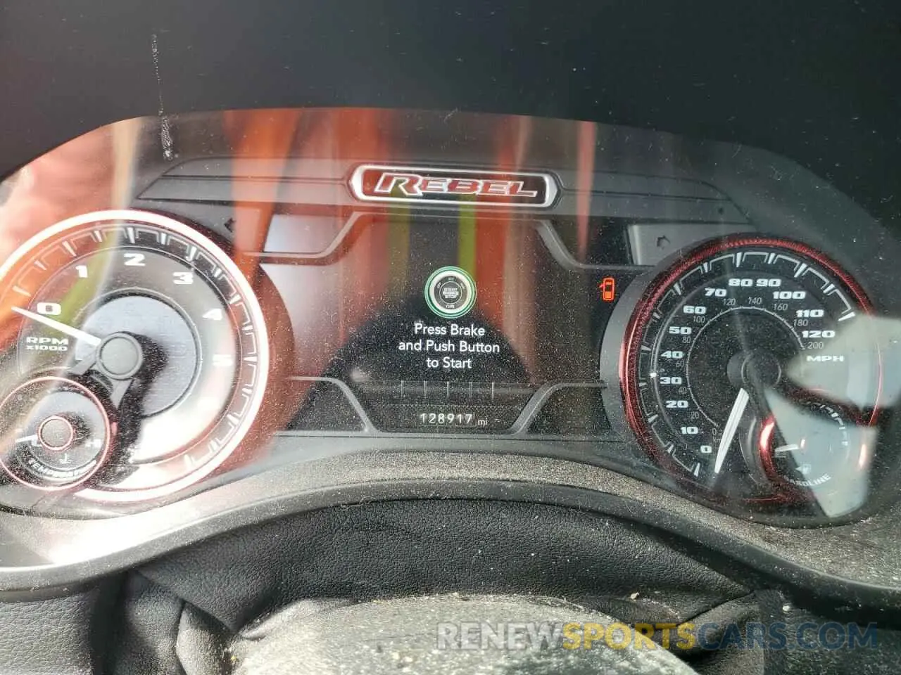 9 Photograph of a damaged car 1C6SRFET7KN822540 RAM 1500 2019
