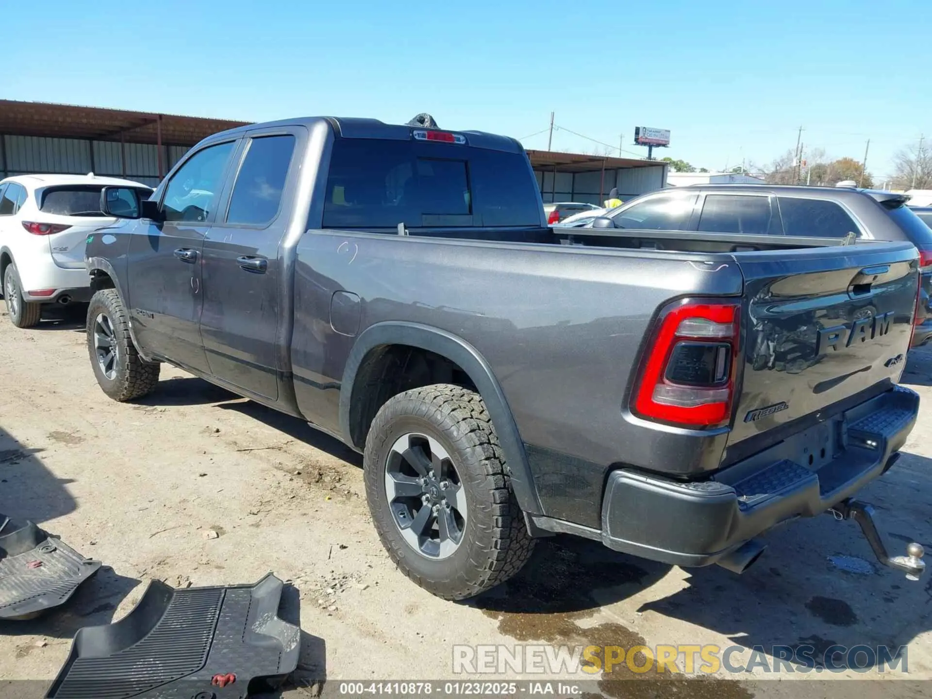 3 Photograph of a damaged car 1C6SRFET7KN861046 RAM 1500 2019
