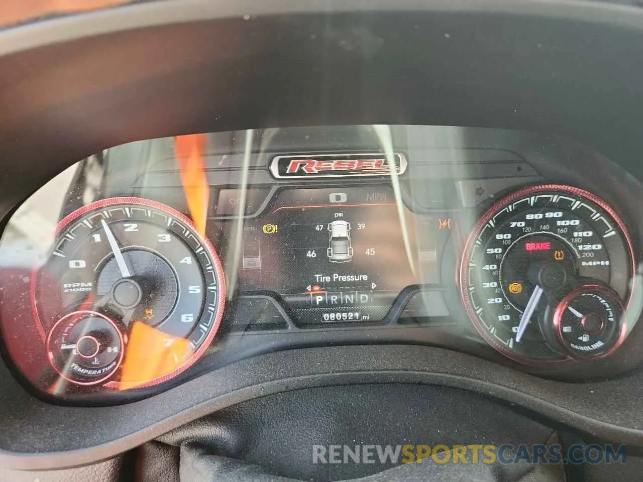 9 Photograph of a damaged car 1C6SRFET7KN875819 RAM 1500 2019