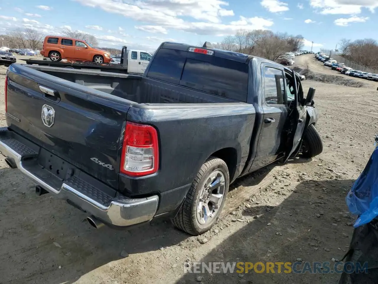 3 Photograph of a damaged car 1C6SRFFT0KN532414 RAM 1500 2019