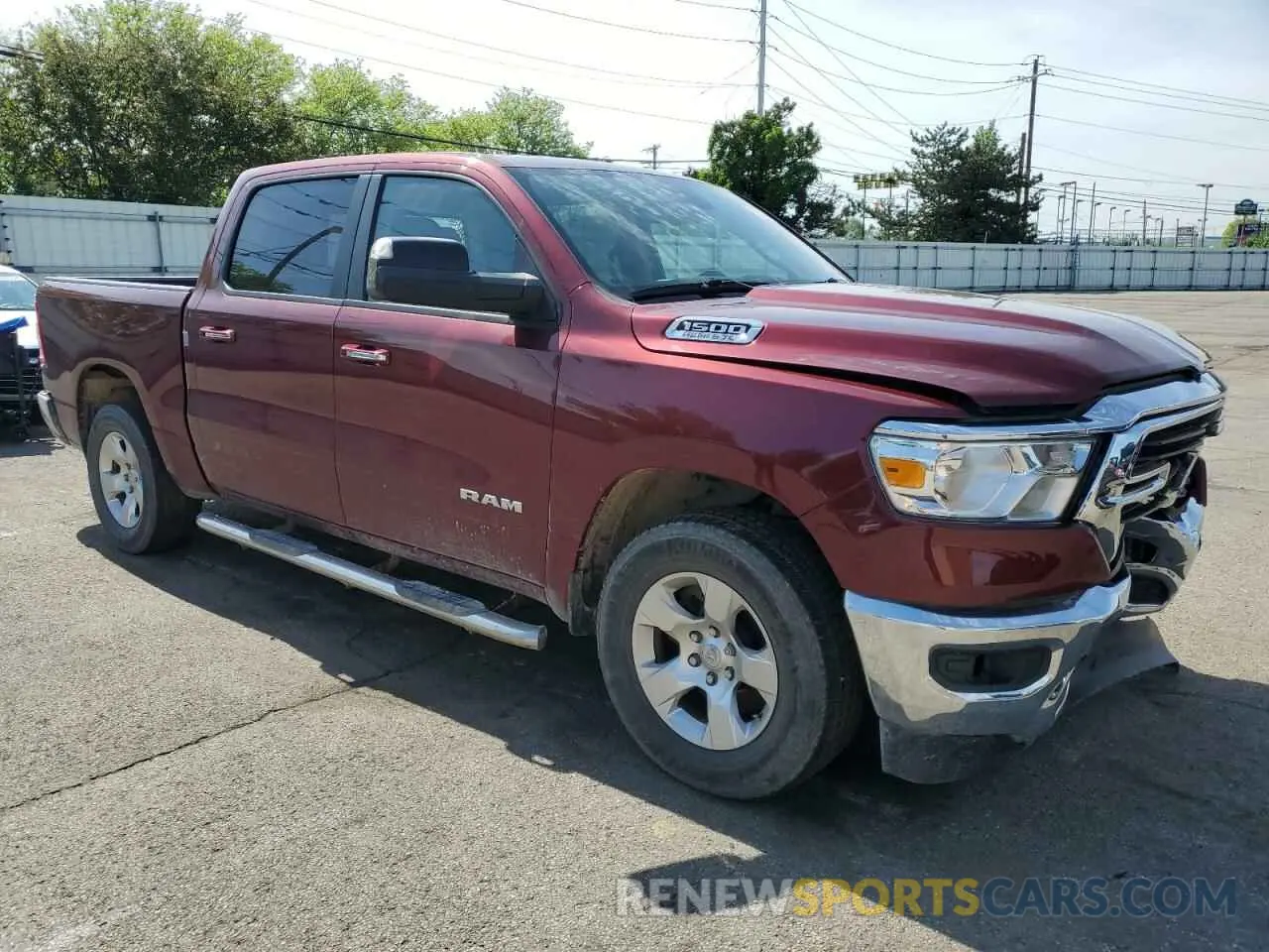 4 Photograph of a damaged car 1C6SRFFT0KN638636 RAM 1500 2019