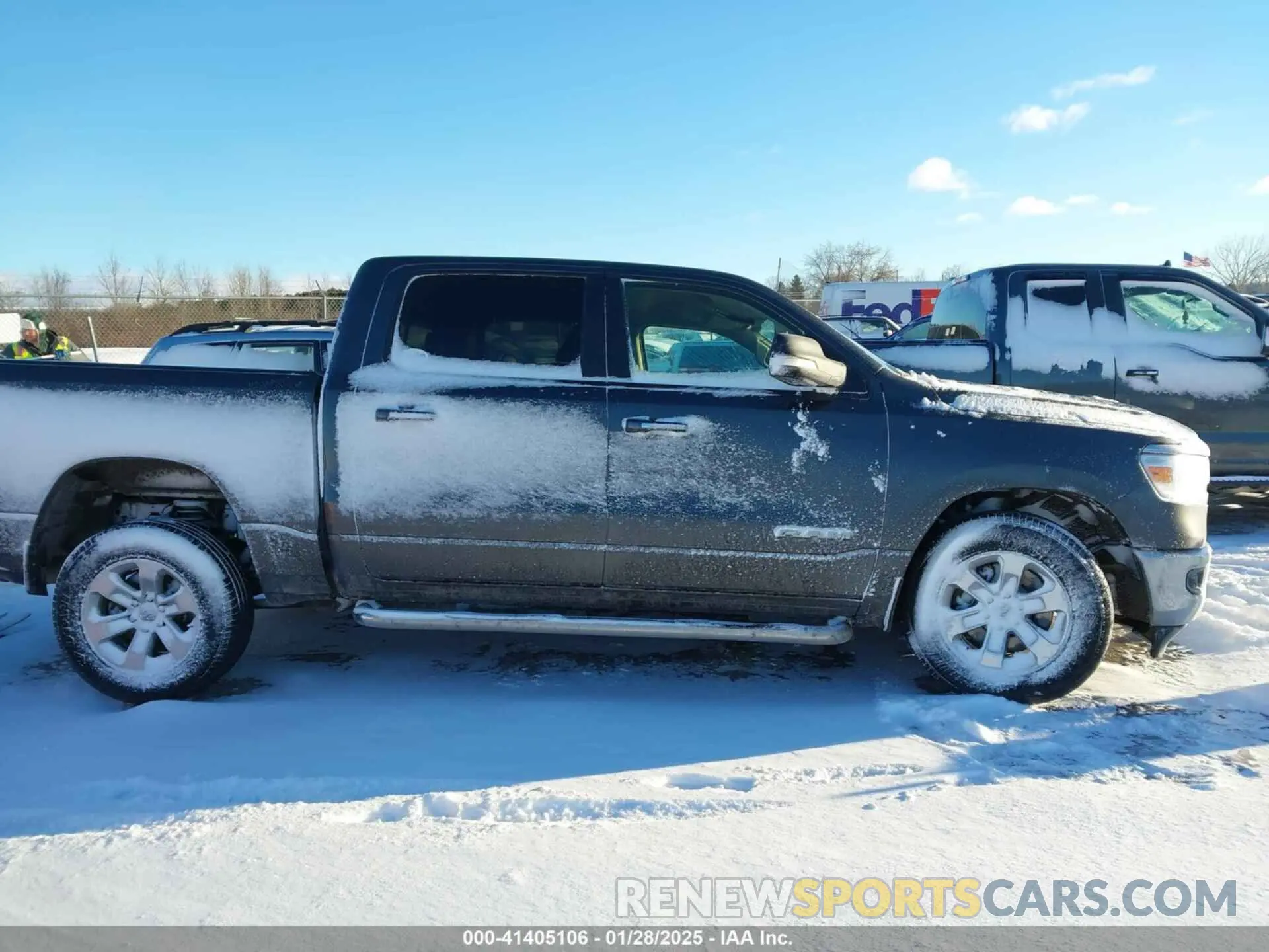 13 Photograph of a damaged car 1C6SRFFT0KN698884 RAM 1500 2019