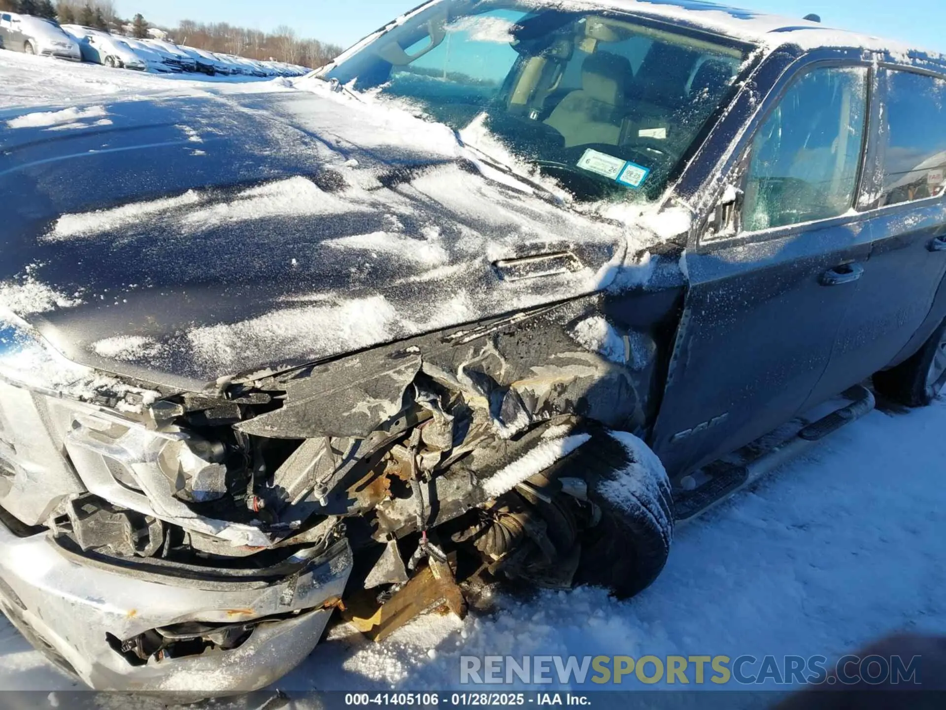 2 Photograph of a damaged car 1C6SRFFT0KN698884 RAM 1500 2019