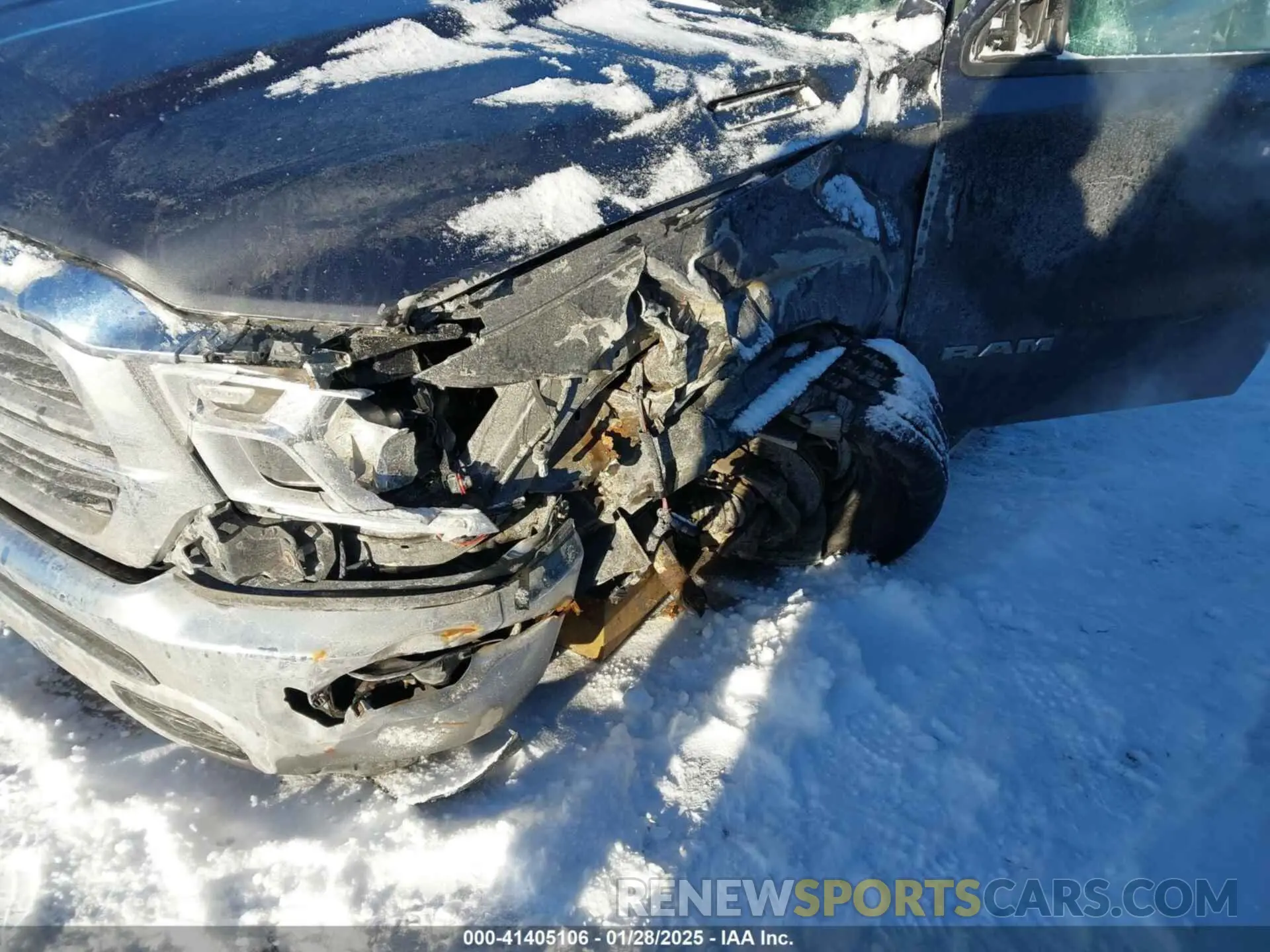 6 Photograph of a damaged car 1C6SRFFT0KN698884 RAM 1500 2019