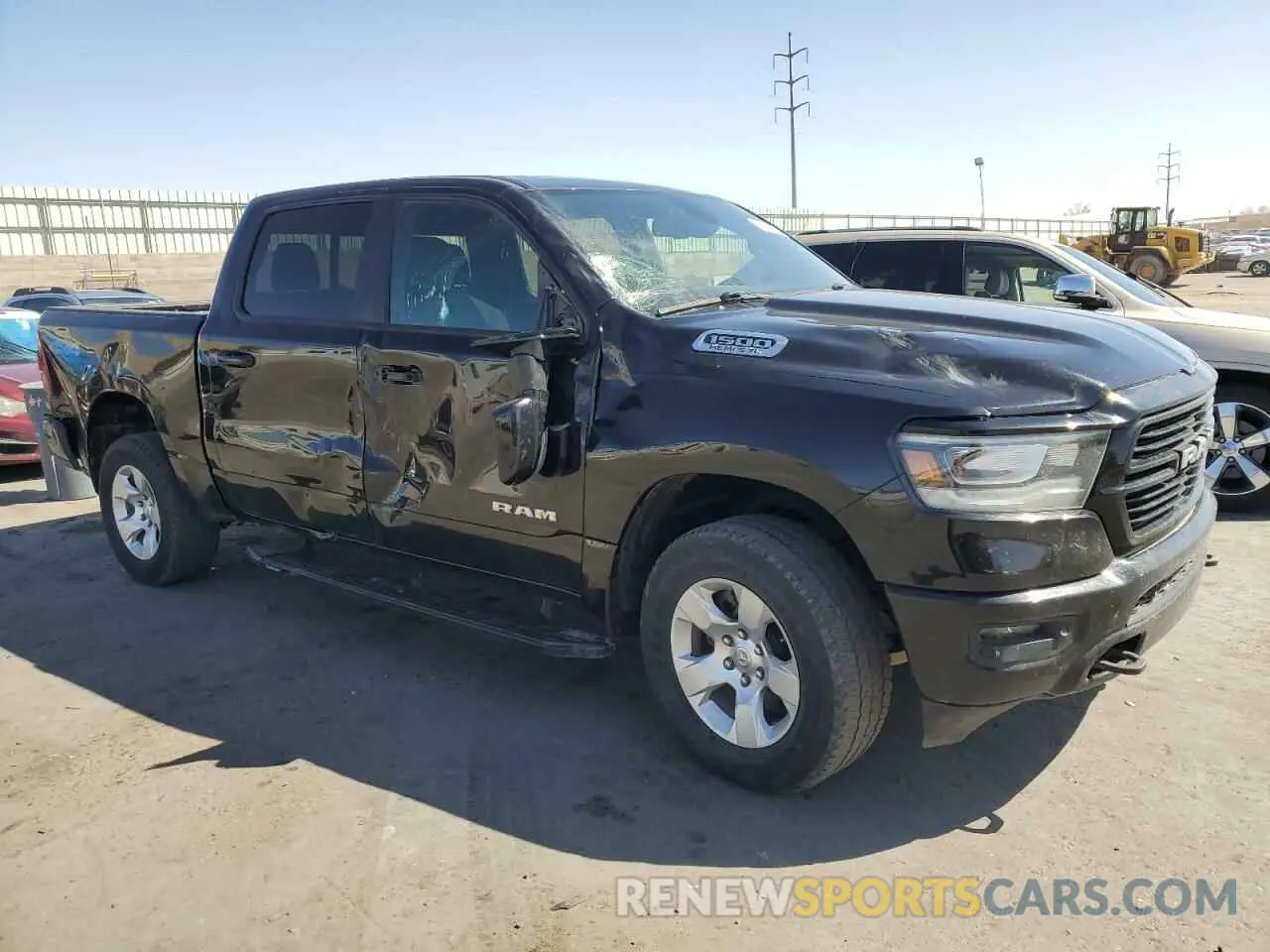 4 Photograph of a damaged car 1C6SRFFT0KN713965 RAM 1500 2019
