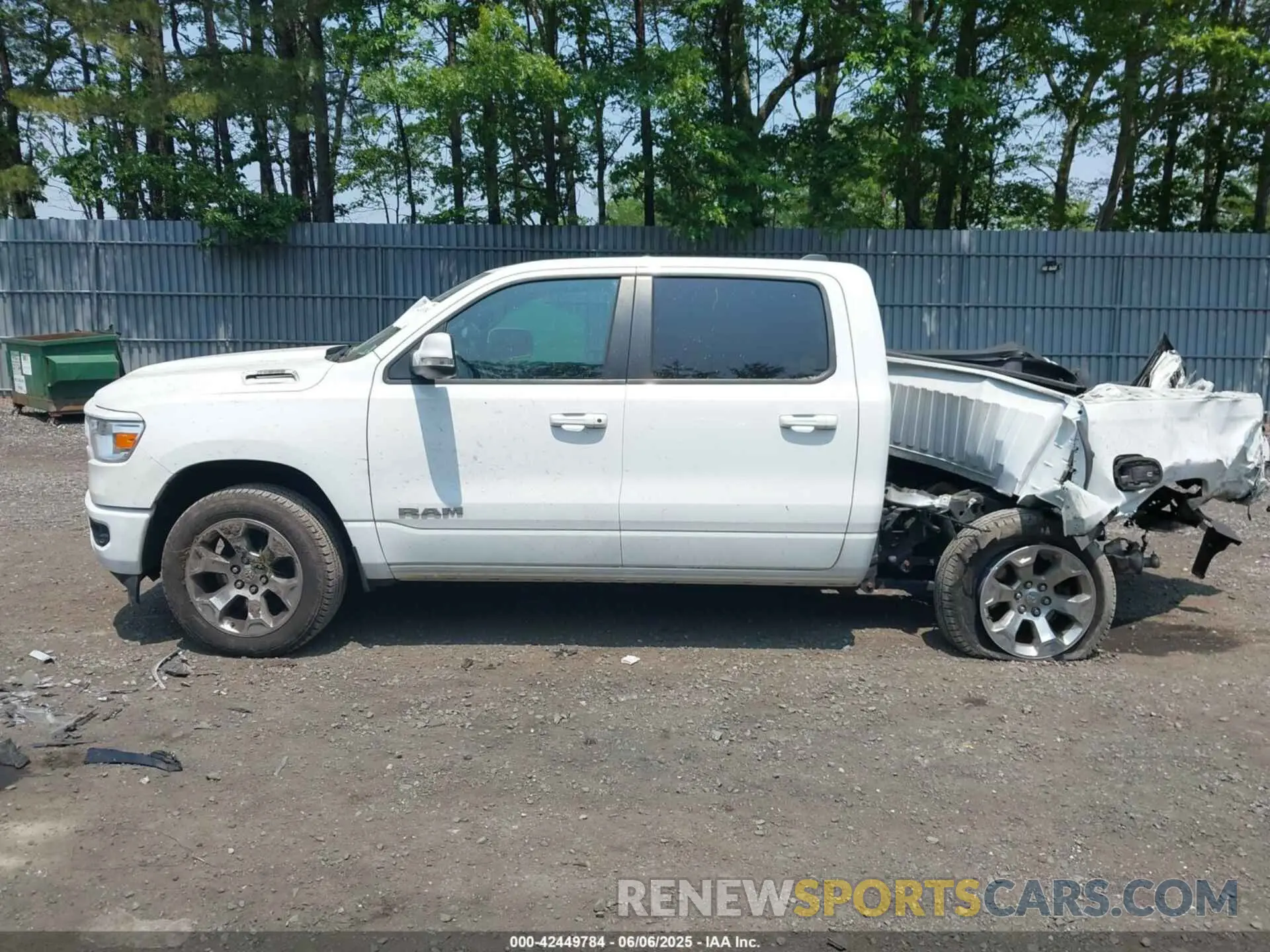 14 Photograph of a damaged car 1C6SRFFT0KN823513 RAM 1500 2019