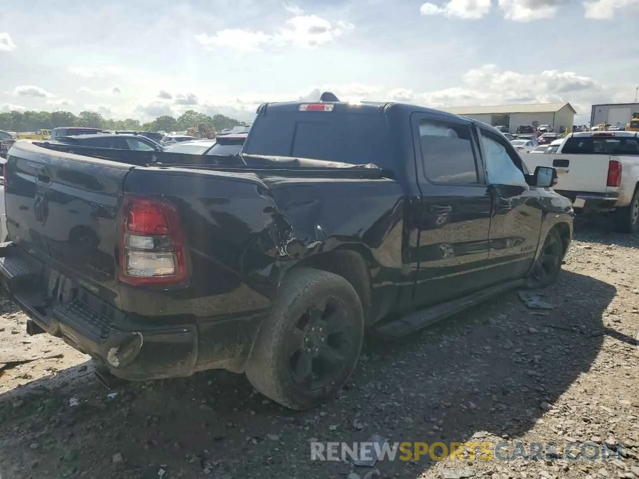 3 Photograph of a damaged car 1C6SRFFT0KN870198 RAM 1500 2019