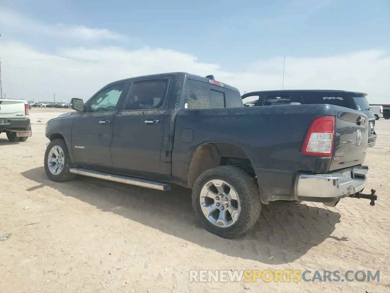 2 Photograph of a damaged car 1C6SRFFT1KN532390 RAM 1500 2019