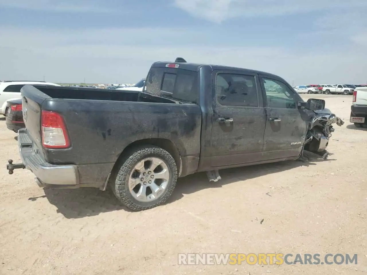 3 Photograph of a damaged car 1C6SRFFT1KN532390 RAM 1500 2019