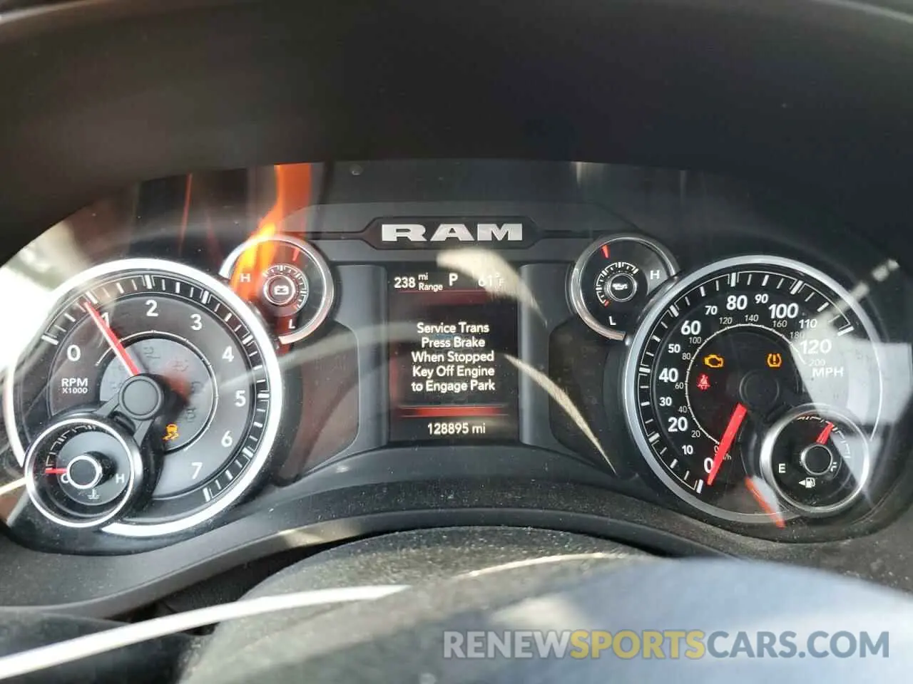 9 Photograph of a damaged car 1C6SRFFT1KN532664 RAM 1500 2019