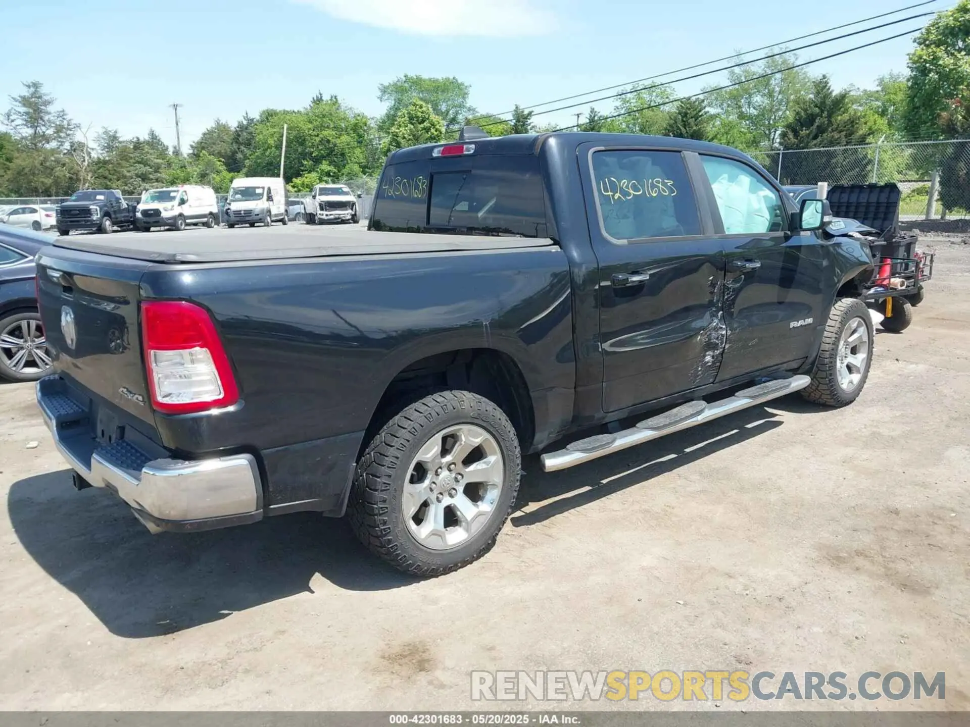 4 Photograph of a damaged car 1C6SRFFT1KN607931 RAM 1500 2019