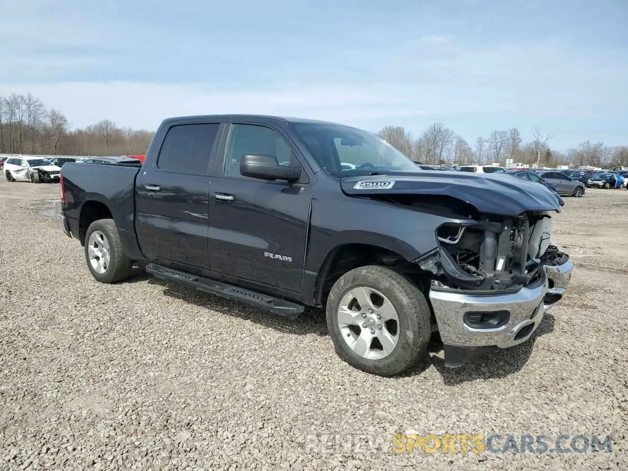 4 Photograph of a damaged car 1C6SRFFT1KN621098 RAM 1500 2019
