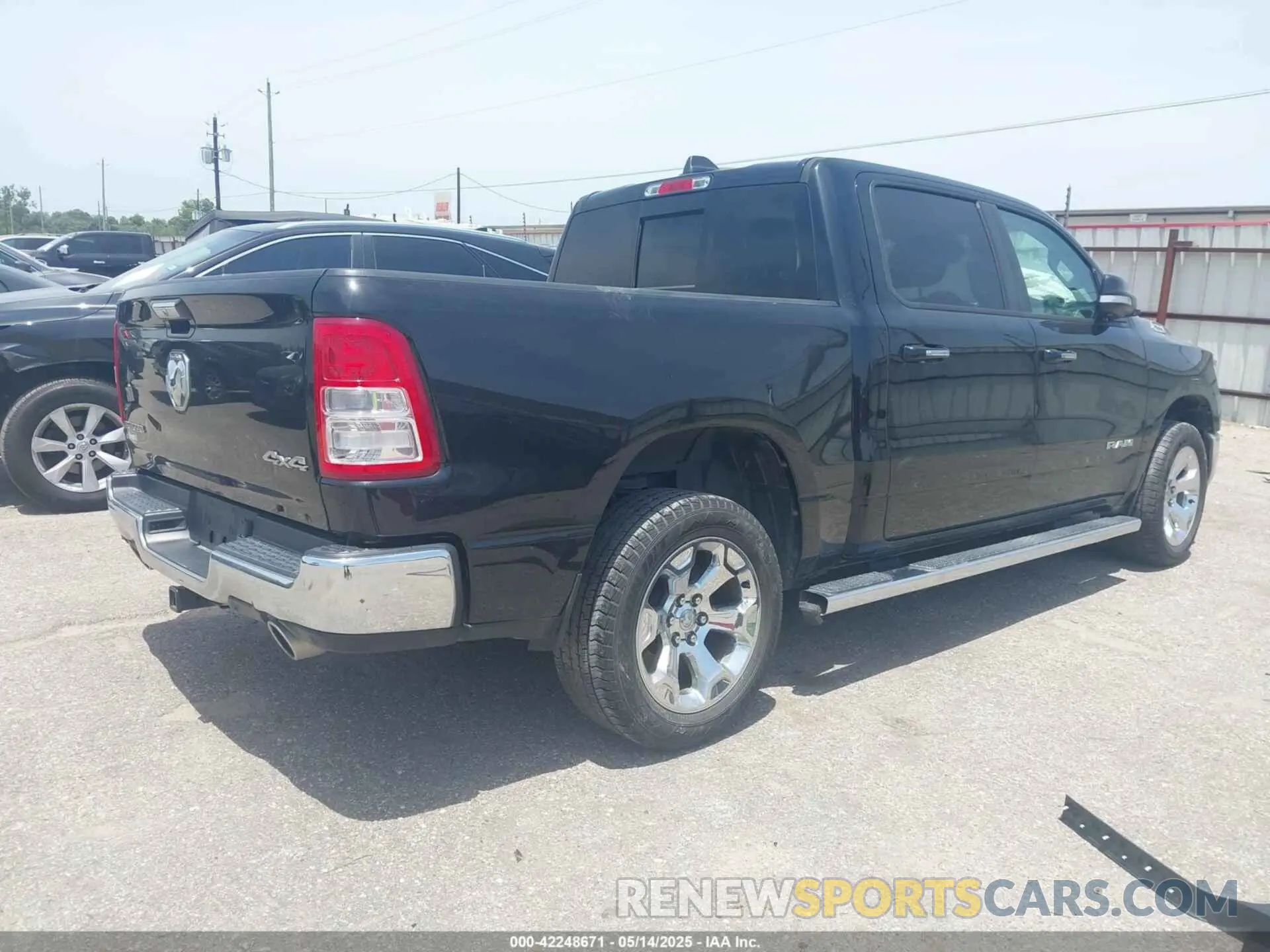 4 Photograph of a damaged car 1C6SRFFT1KN663285 RAM 1500 2019