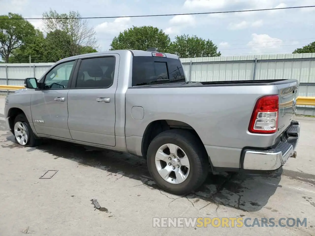2 Photograph of a damaged car 1C6SRFFT1KN686081 RAM 1500 2019