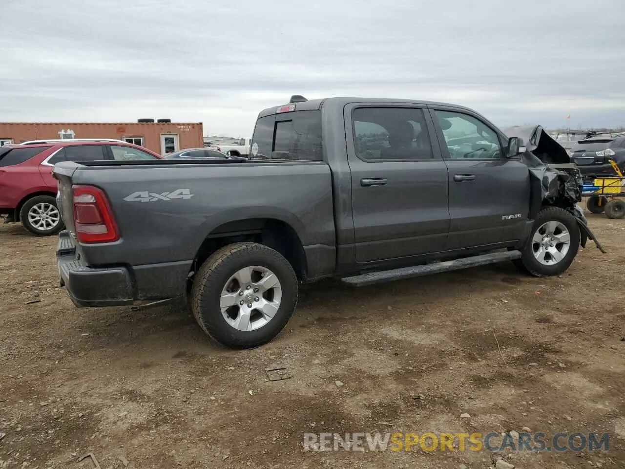 3 Photograph of a damaged car 1C6SRFFT1KN755707 RAM 1500 2019