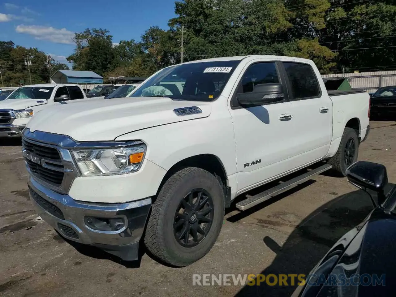 1 Photograph of a damaged car 1C6SRFFT1KN856276 RAM 1500 2019