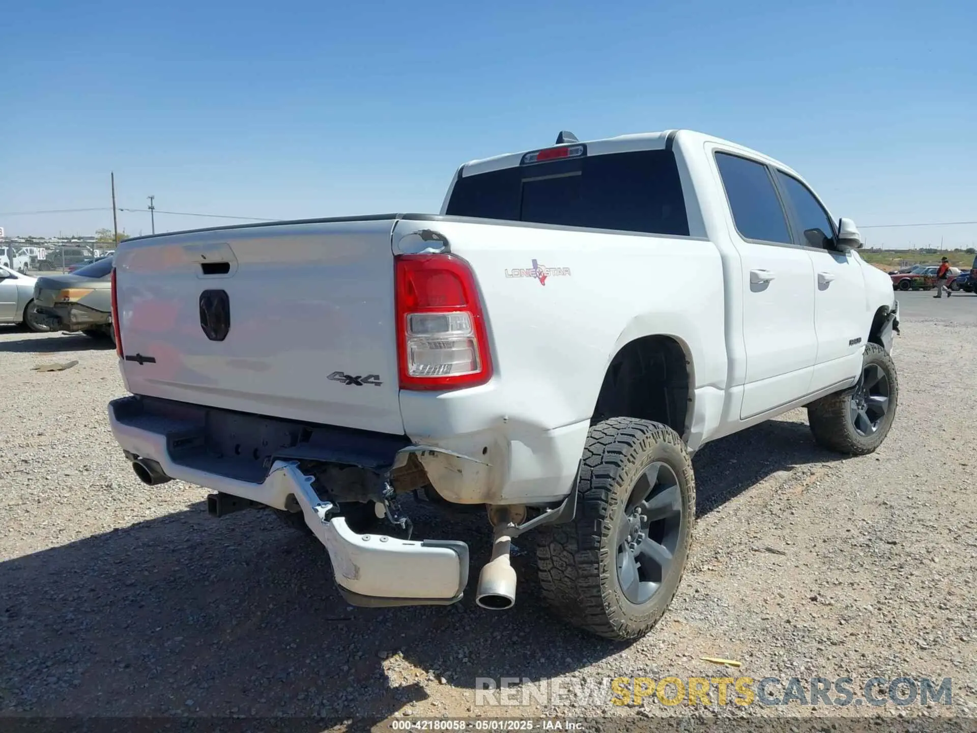 4 Photograph of a damaged car 1C6SRFFT1KN878567 RAM 1500 2019