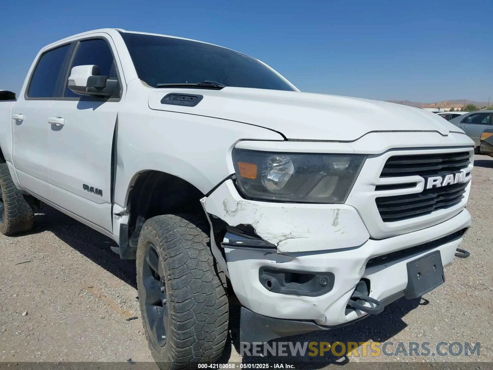 6 Photograph of a damaged car 1C6SRFFT1KN878567 RAM 1500 2019