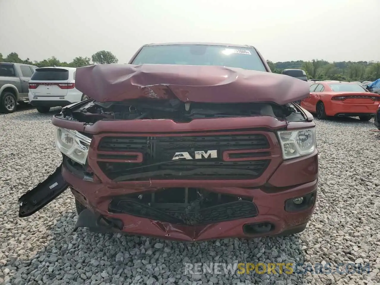 5 Photograph of a damaged car 1C6SRFFT2KN677017 RAM 1500 2019