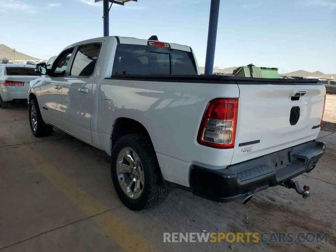 2 Photograph of a damaged car 1C6SRFFT2KN780244 RAM 1500 2019