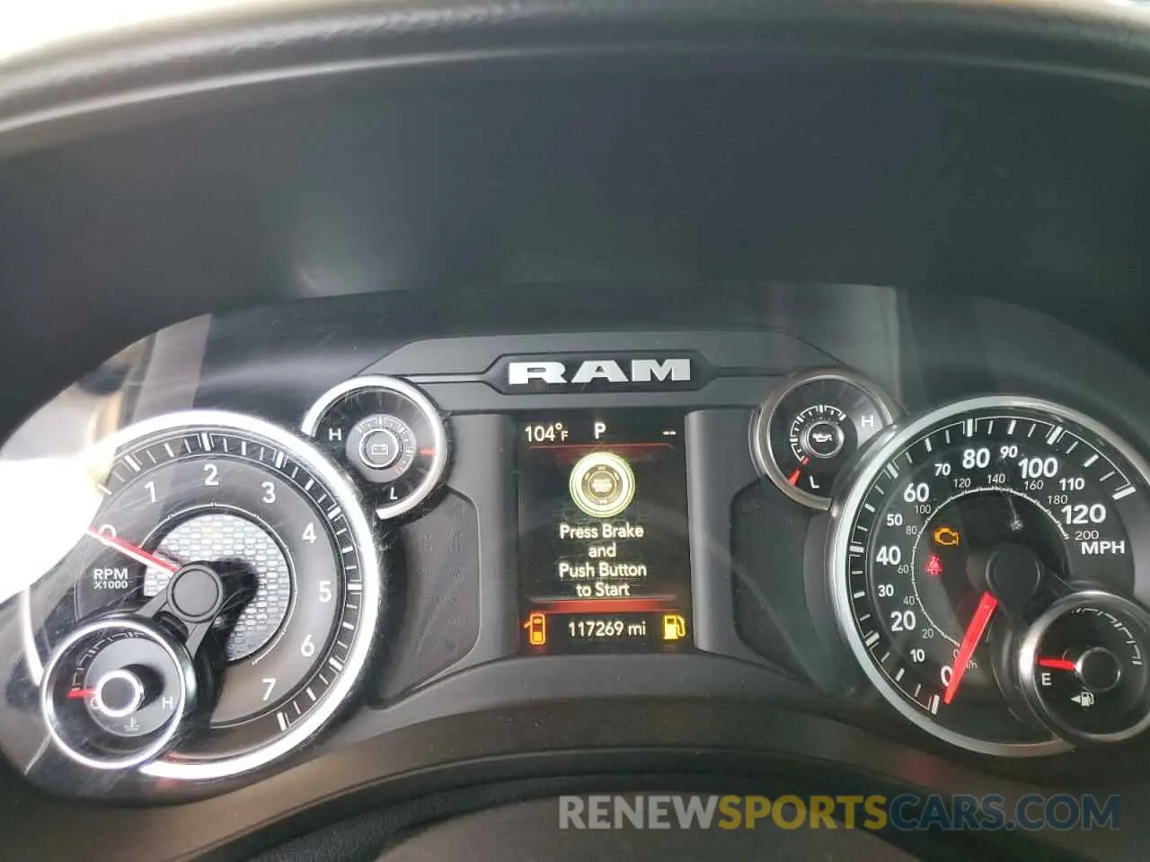 9 Photograph of a damaged car 1C6SRFFT2KN780244 RAM 1500 2019