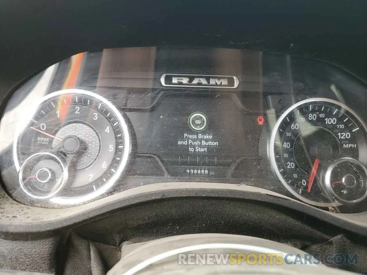 9 Photograph of a damaged car 1C6SRFFT2KN812531 RAM 1500 2019