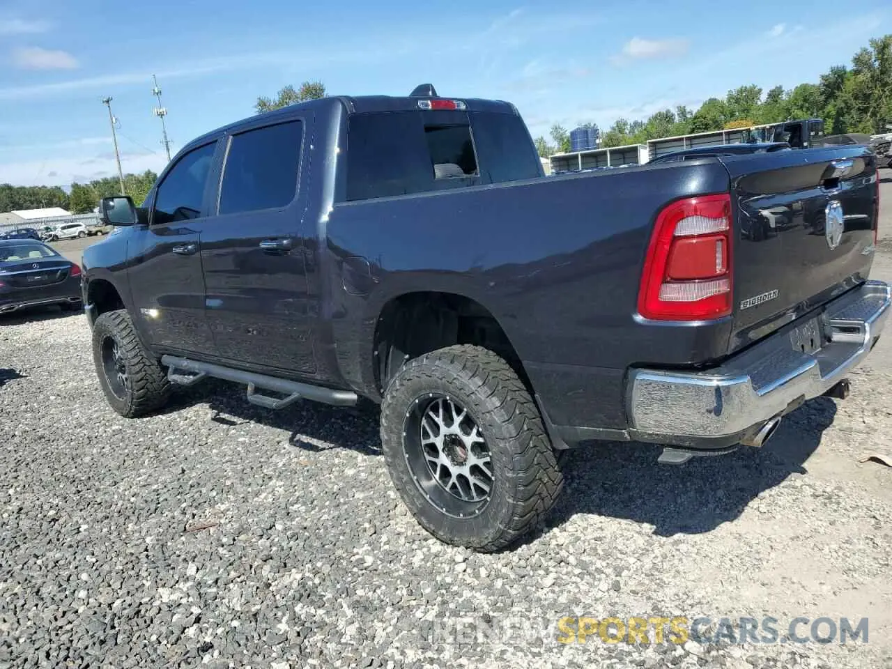2 Photograph of a damaged car 1C6SRFFT2KN908532 RAM 1500 2019