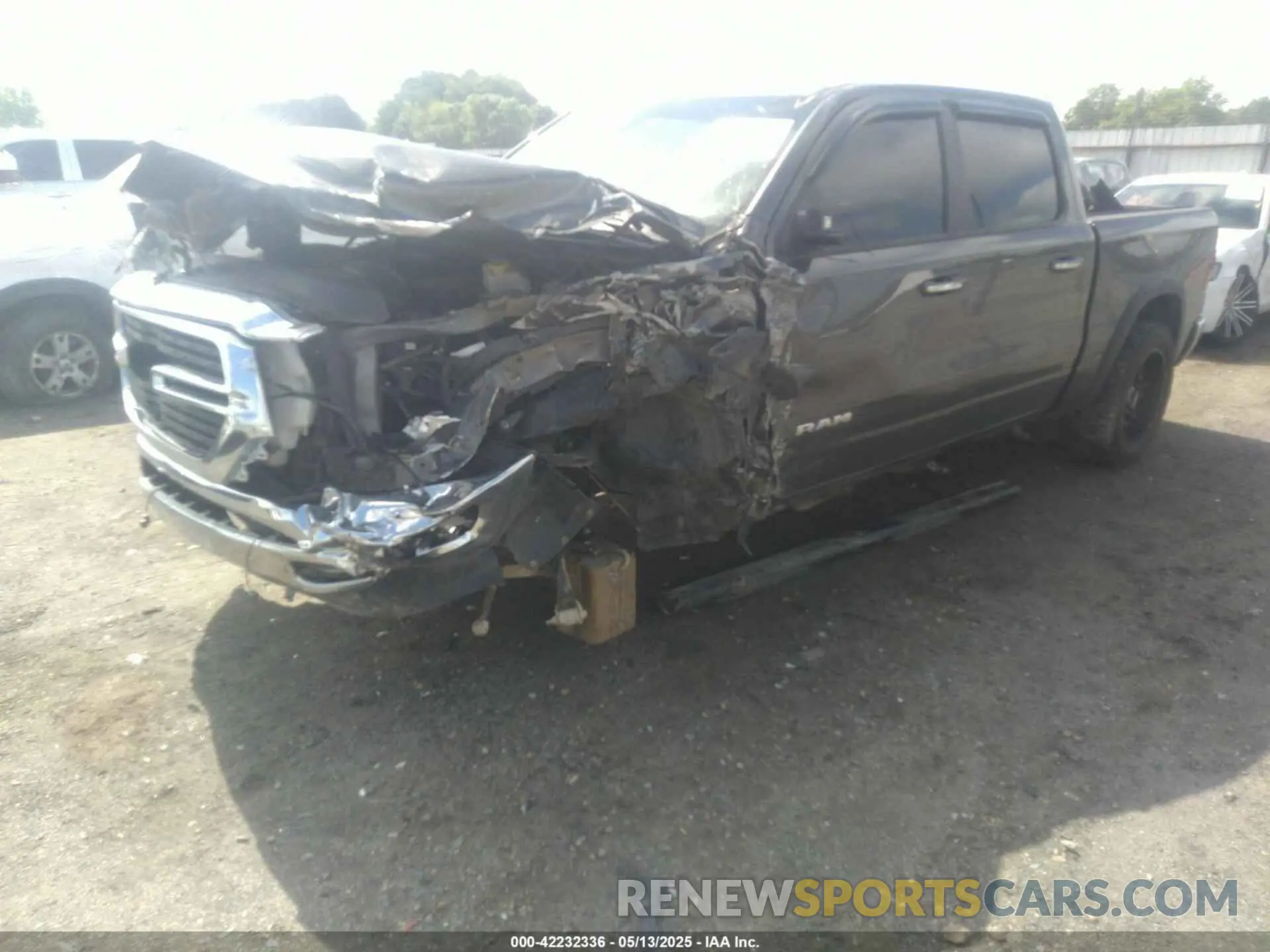 2 Photograph of a damaged car 1C6SRFFT3KN536179 RAM 1500 2019