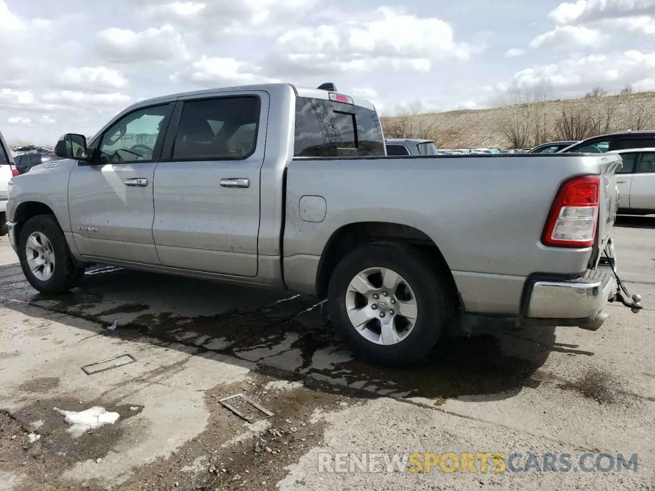 2 Photograph of a damaged car 1C6SRFFT3KN540734 RAM 1500 2019
