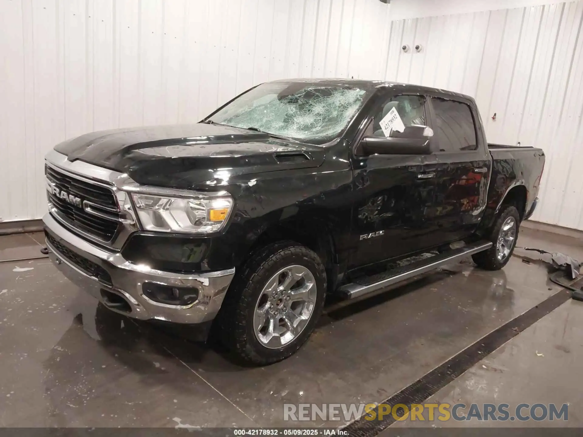 2 Photograph of a damaged car 1C6SRFFT3KN625461 RAM 1500 2019