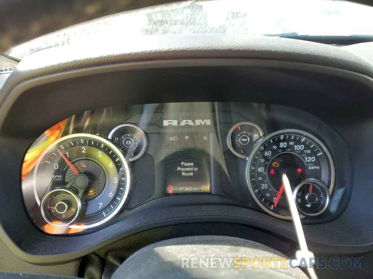 9 Photograph of a damaged car 1C6SRFFT3KN626237 RAM 1500 2019