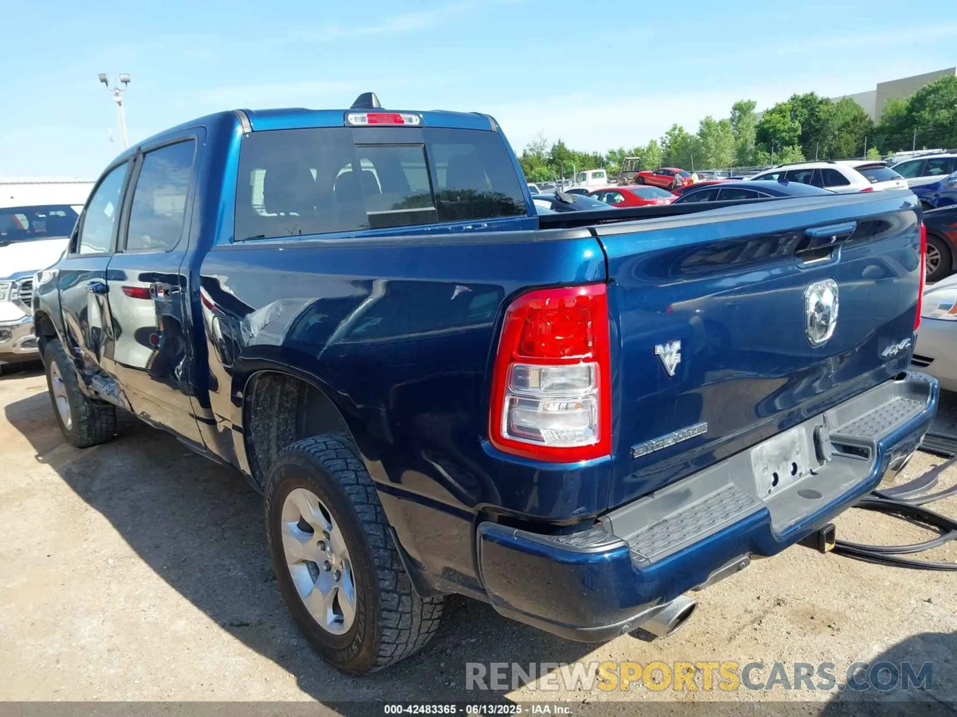 3 Photograph of a damaged car 1C6SRFFT3KN637805 RAM 1500 2019