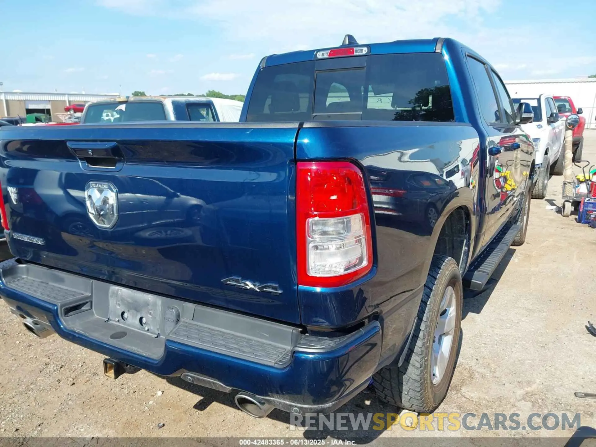 4 Photograph of a damaged car 1C6SRFFT3KN637805 RAM 1500 2019